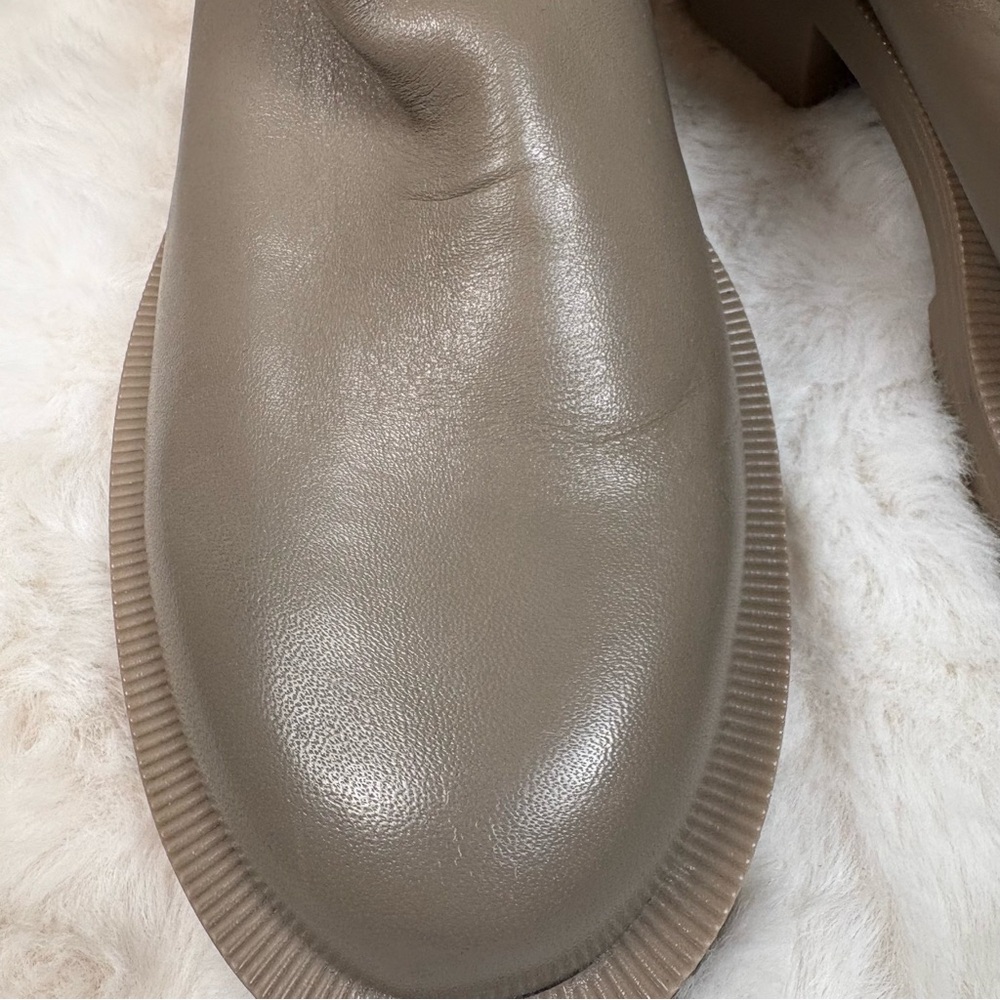 Zara high leather Boots. Taupe. Size 41. - Picture 6 of 16